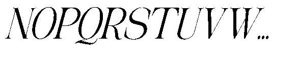 The Belvina Editorial Slant Regular Font UPPERCASE