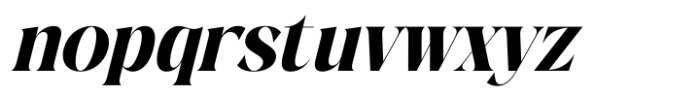 The Bencoy Italic Font LOWERCASE