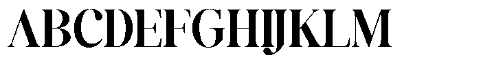 The Best Charming Condensed Font UPPERCASE