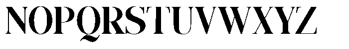 The Best Charming Condensed Font UPPERCASE