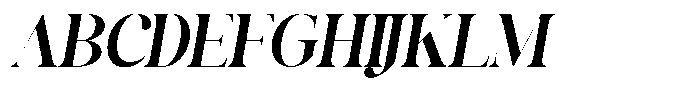 The Best Charming Italic Scale Font UPPERCASE