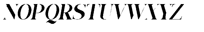 The Best Charming Italic Scale Font UPPERCASE