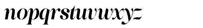 The Best Charming Italic Scale Font LOWERCASE