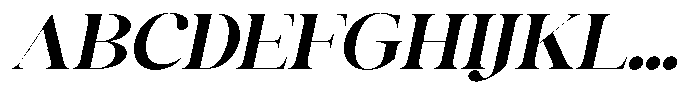 The Best Charming Oblique Slant Font UPPERCASE