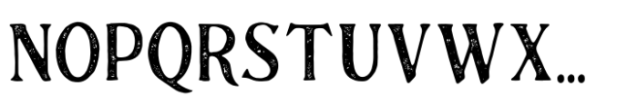 The Blackport Serif Stamp Font LOWERCASE