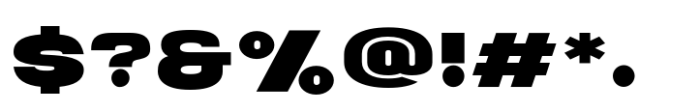 The Bold Taffi Font OTHER CHARS