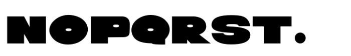 The Bold Taffi Font UPPERCASE