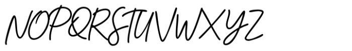 The Bouquet List Regular Font UPPERCASE