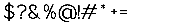 The Braven Font OTHER CHARS