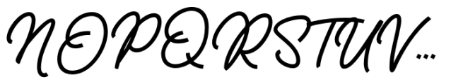 The Bristers Sans Script Font UPPERCASE