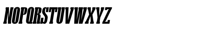The Broneers Italic Font UPPERCASE