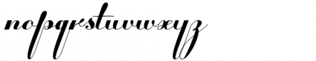 The Calligraphy Regular Font LOWERCASE