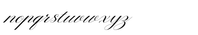 The Cartography Calligraphy Font LOWERCASE
