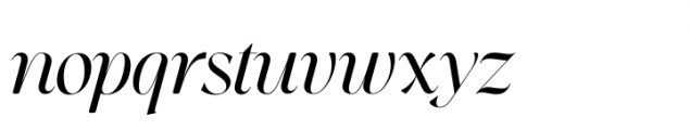 The Castelo Italic Font LOWERCASE