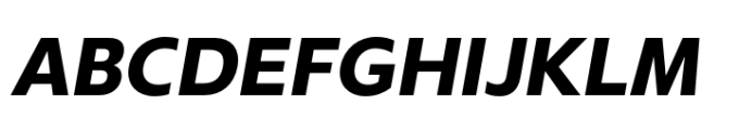 The Chef Extra Bold Italic Font