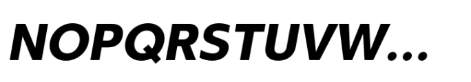 The Chef Extra Bold Italic Font UPPERCASE