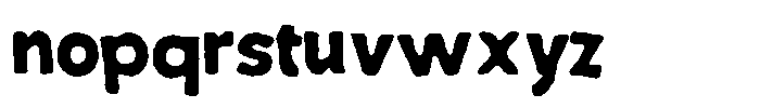 The Chello Font LOWERCASE