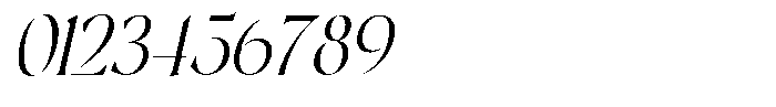 The Chelo Editoria Italic Scale Regular Font OTHER CHARS