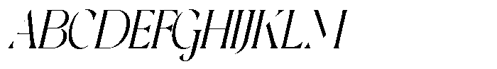 The Chelo Editoria Italic Scale Regular Font UPPERCASE