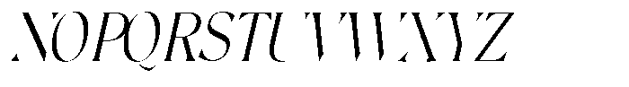 The Chelo Editoria Italic Scale Regular Font UPPERCASE