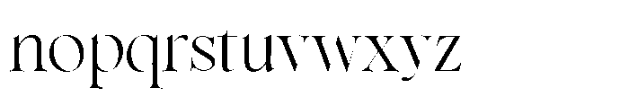 The Chelo Editoria Regular Font LOWERCASE