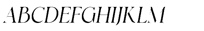 The Chelo Editoria Slant Regular Font UPPERCASE