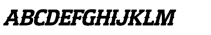The Cielos Italic Font UPPERCASE