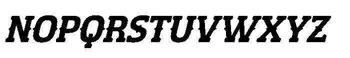 The Cielos Italic Font LOWERCASE