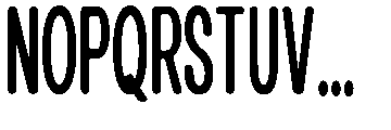 The Cons Bold Rounded Font UPPERCASE