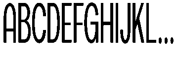 The Cons Regular Font UPPERCASE