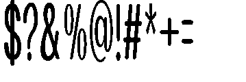 The Cons Rounded Font OTHER CHARS