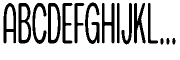 The Cons Rounded Font UPPERCASE