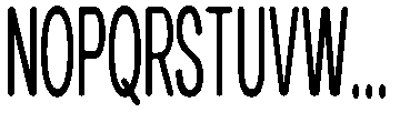 The Cons Rounded Font UPPERCASE