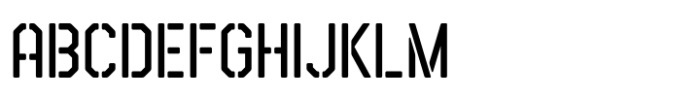 The Corps 86 Stencil FONT
