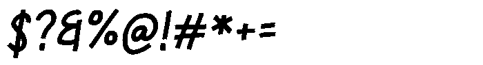 The Cripty Horrific Font OTHER CHARS