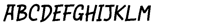 The Cripty Horrific Font UPPERCASE