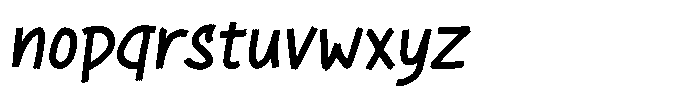 The Cripty Horrific Font LOWERCASE