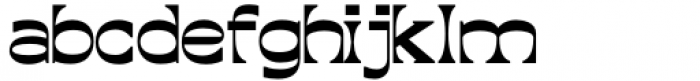 The Deen Regular Font LOWERCASE