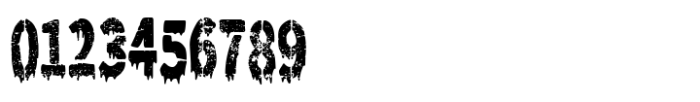 The Dirty Stencil Font OTHER CHARS