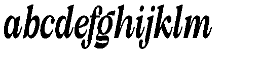The Edition Nineties Condensed I Italic FONT
