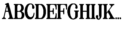 The Edition Nineties Condensed Regular Font UPPERCASE