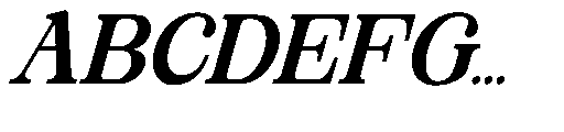 The Edition Nineties Expanded I Italic Font UPPERCASE