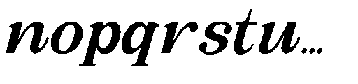 The Edition Nineties Expanded I Italic Font LOWERCASE