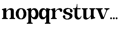The Edition Nineties Expanded Regular Font LOWERCASE