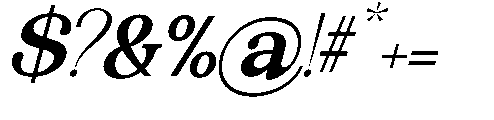 The Edition Nineties Expndd Sln Regular Font OTHER CHARS