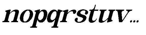 The Edition Nineties Expndd Sln Regular Font LOWERCASE