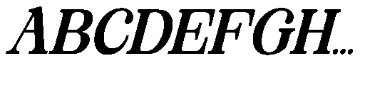 The Edition Nineties Italic Italic Font UPPERCASE