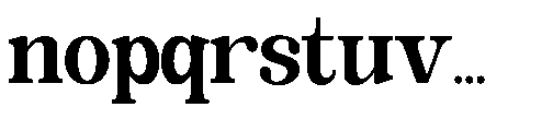 The Edition Nineties Regular Font LOWERCASE
