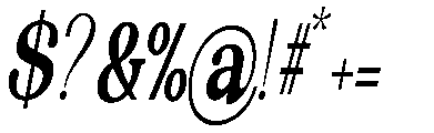 The Edition Nineties Scale Itlc Italic Font OTHER CHARS