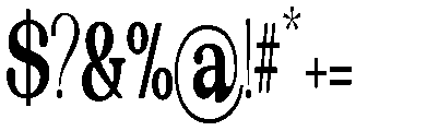 The Edition Nineties Scale Regular Font OTHER CHARS
